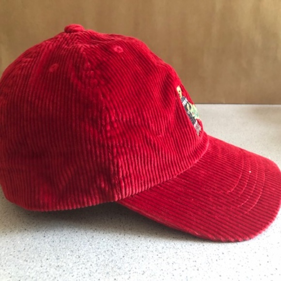 Polo Ralph Lauren Bear Corduroy Baseball Youth Cap - Picture 5 of 6